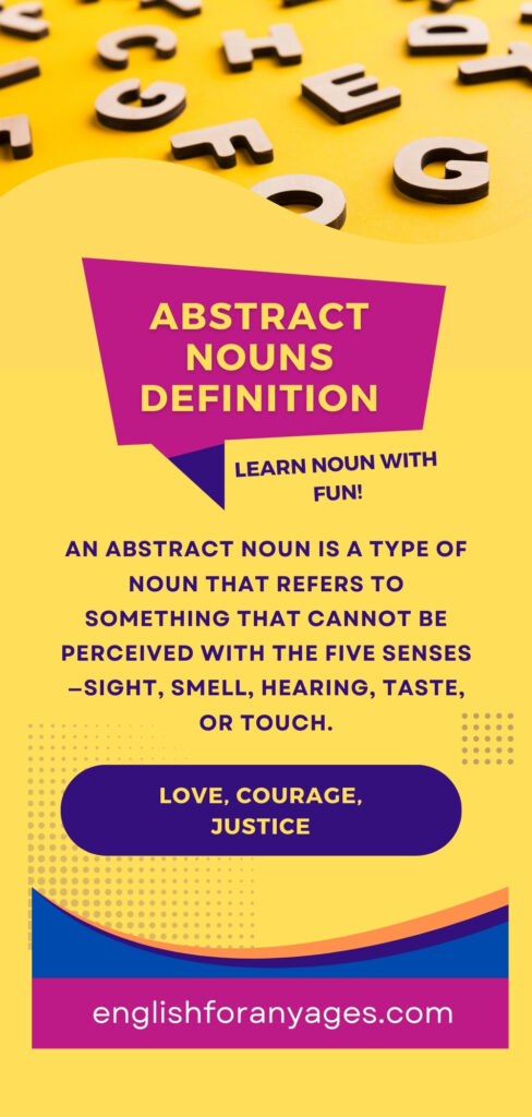 Abstract Nouns Definition