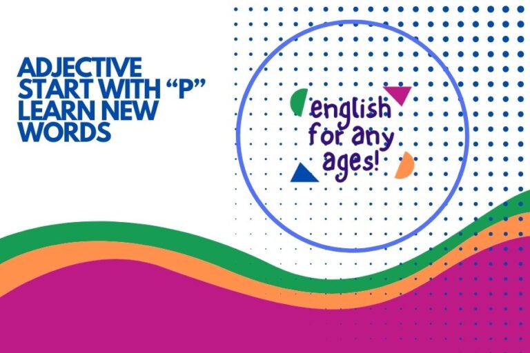 Adjective Start with P - Learn New Words
