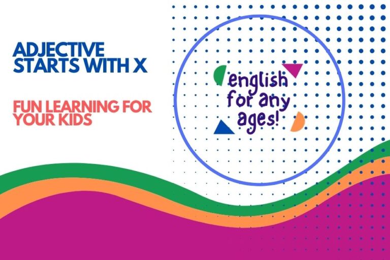 Adjective Starts with X