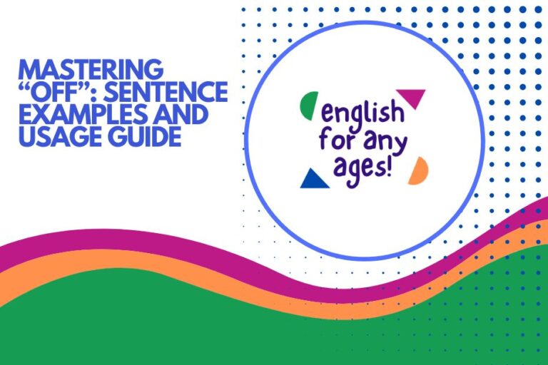 Mastering "Off": Sentence Examples and Usage Guide